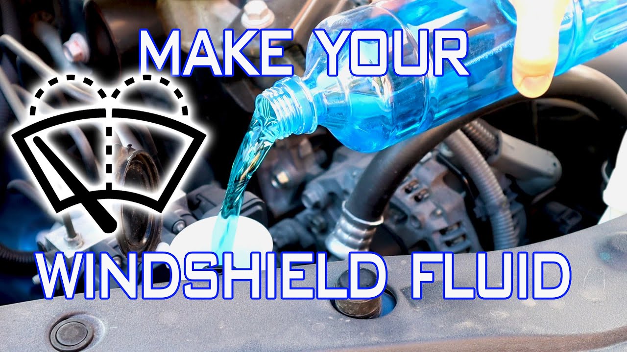 How to make a Homemade washer fluid that wont freeze/How to make windshield  washer fluid solution 