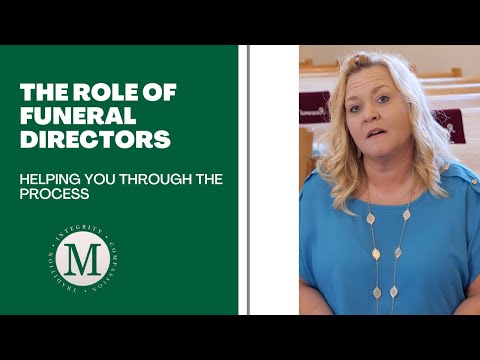 The Role Of Funeral Directors