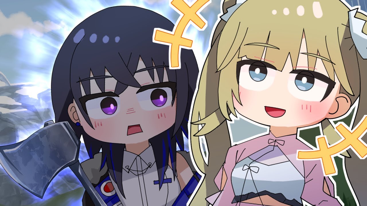 【手描き】うるさい英リサをド直球で黙らせてくれる一ノ瀬うるは【ぶいすぽっ！/一ノ瀬うるは/兎咲ミミ/英リサ/神成きゅぴ/八雲べに/白波らむね】【マンガ動画/アニメ/VTuber】