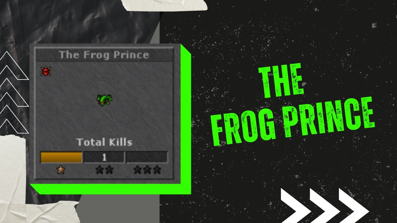 [TIBIA] BOSS RARO - THE FROG PRINCE - 5 KILLS - 100 PTS - YouTube