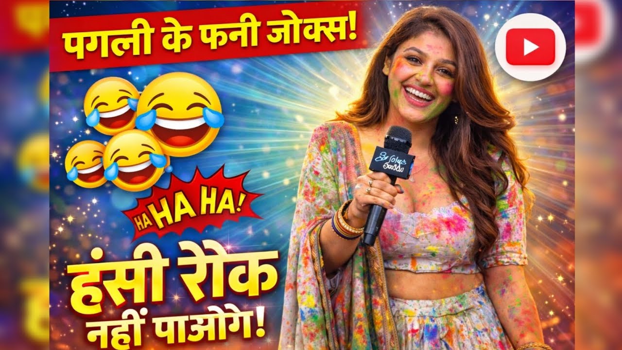पगली के funny Jokes🎤 हंसी रोक नहीं पाओगे 😱 || आपकी खुशी का राज Jokes का धमाल #girl #viralvideos #yt 