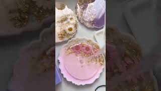 Blooming creativity on every plate 🌸#trending #live#love#song#smallbusiness #gift #resin #shorts#art