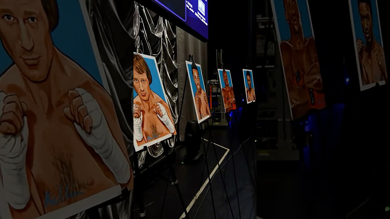 The set up ~ Atlantic City Boxing Hall of Fame