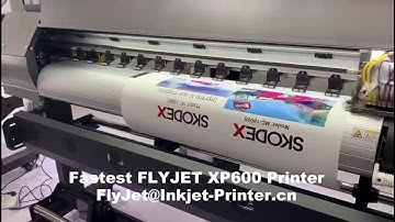 FlyJet Ecosolvent large format Inkjet Printer 1.6m/1.9m Fastest Double Head Printer
