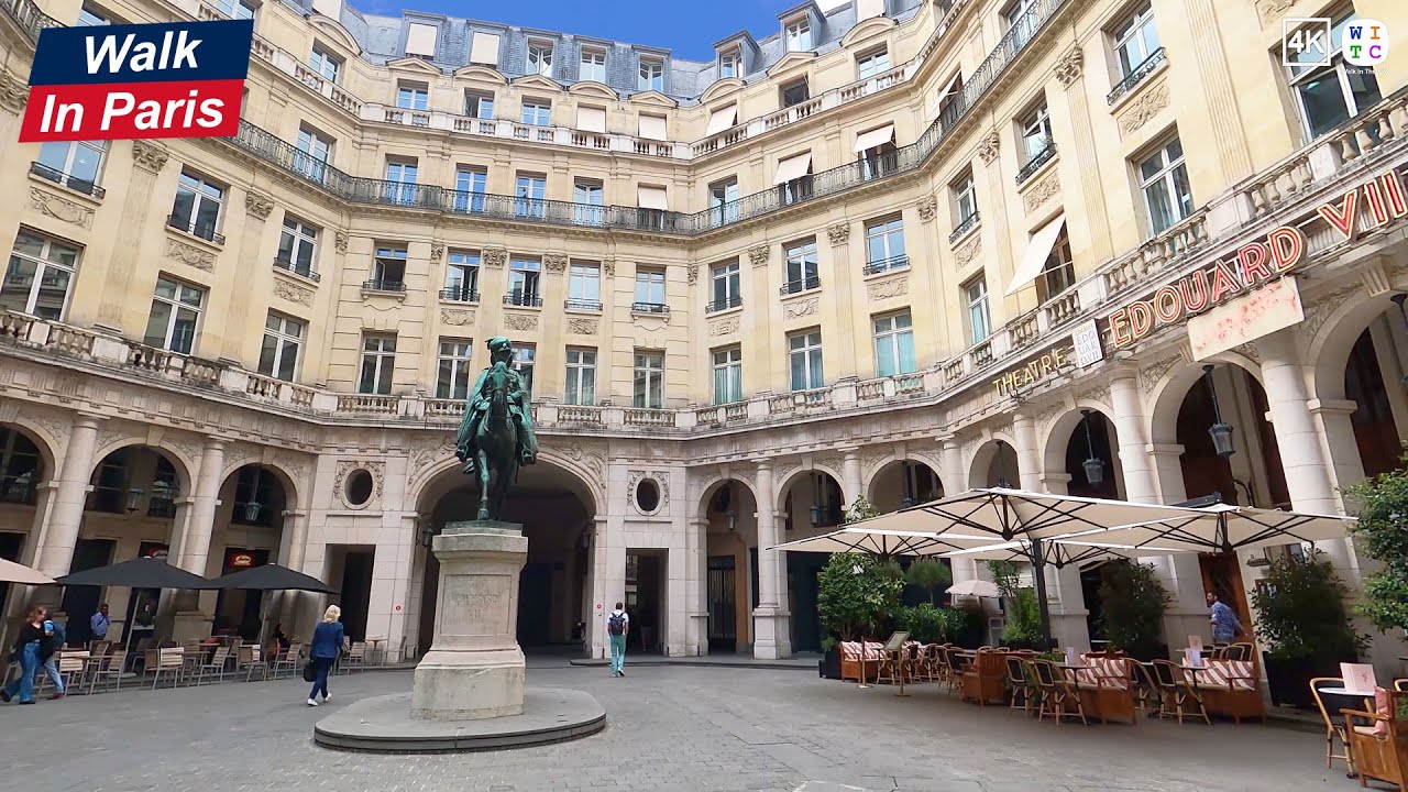 Paris - Walk around Edouard VII, Opéra Garnier & Opéra Comique (4K)