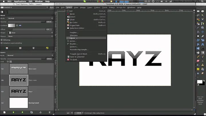 Tutorial 7 [GIMP] Glossy Text Effect