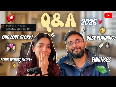 Q&A with My Husband ❤️😅 | Baby Planning? Finance?