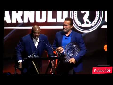 Ronnie Coleman Crying 😭. Emotional speech with Arnold Schwarzenegger In Arnold Classic 2021.