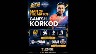 MOTM Ganesh Korkod Vs SELFIE BOYS | OFFICIAL HIGHLIGHTS screenshot 1