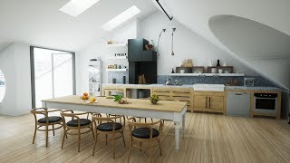 Realtime ArchViz Interactive Loft Apartment UE4  | Darul Solutions