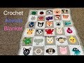 Crochet animal blanket/crochet baby blanket/Part:1