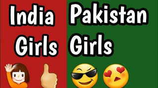 India Girls Vs Pakistan Girls Entertainment Numan