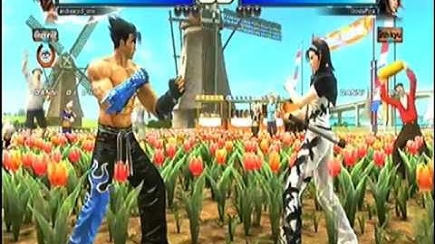 Tekken Tag Tournament 2 - Jin/Devil Jin vs Jun/Unknown