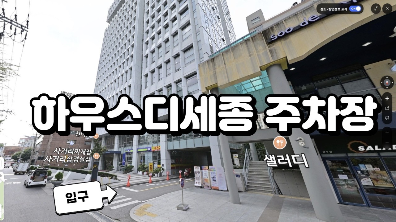 하우스디세종 입출차 영상