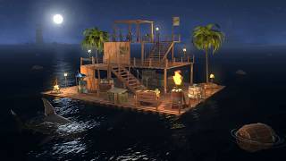 🌊🛶 Jeux de SURVIE sur un RADEAU screenshot 1