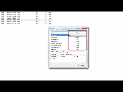 Database Settings in Fabrication CAMduct6