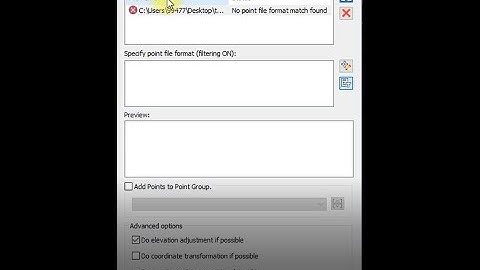 How to import text file to Civil 3d? "no point file match format found"