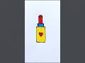 Easy lipstick💄Drawing #shortfeed #shortvideo #trending
