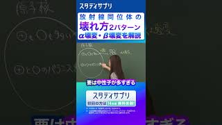 【1分解説】α壊変とβ壊変 #勉強 #化学 #解説