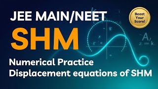 OSCILLATION|| DISPLACEMENT EQUATION OF SHM NUMERICAL