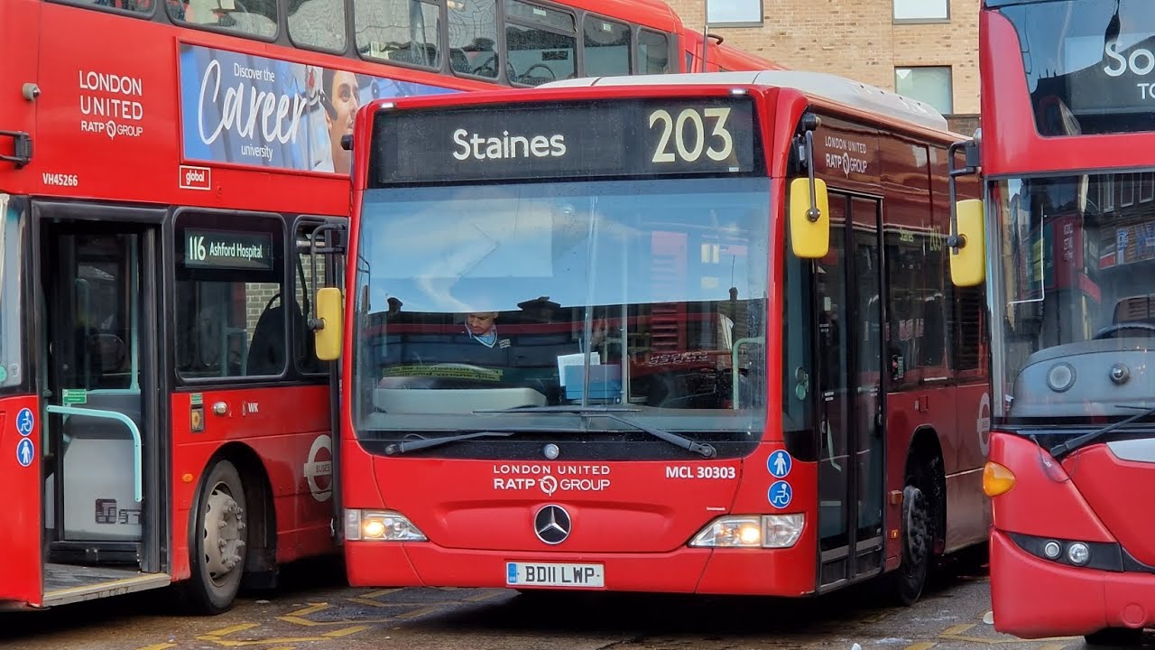 JOURNEY ON BUS 203 FROM HATTON CROSS STATION HOUNSLOW BUS STATION