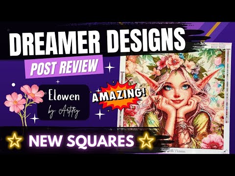 Dreamer Designs NEW SQUARES Post Review - Elowen by Artifey! - YouTube