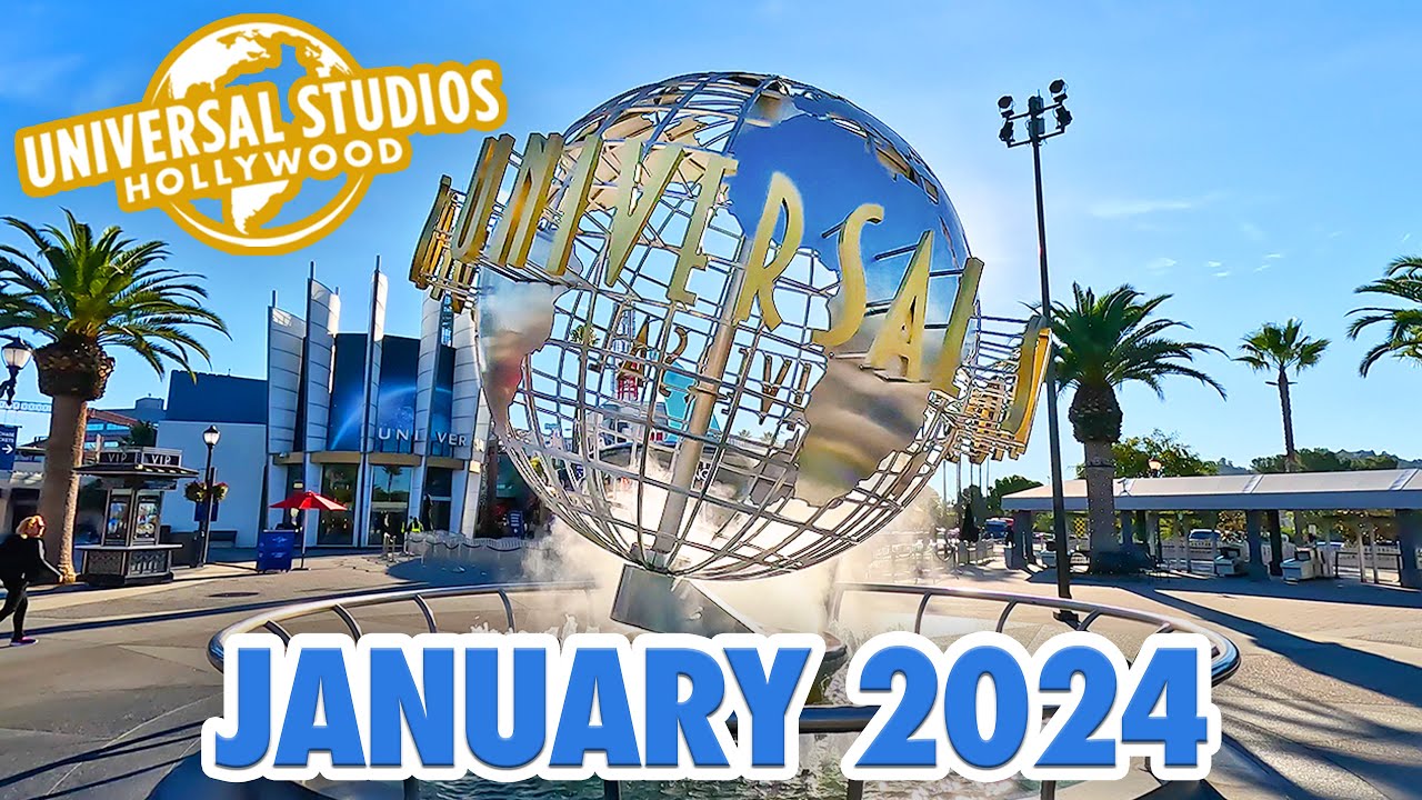 Universal Studios Hollywood January 2024 Walkthrough [4K POV] YouTube