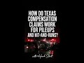 How do Texas compensation claims work for pileups and hit-and-runs?