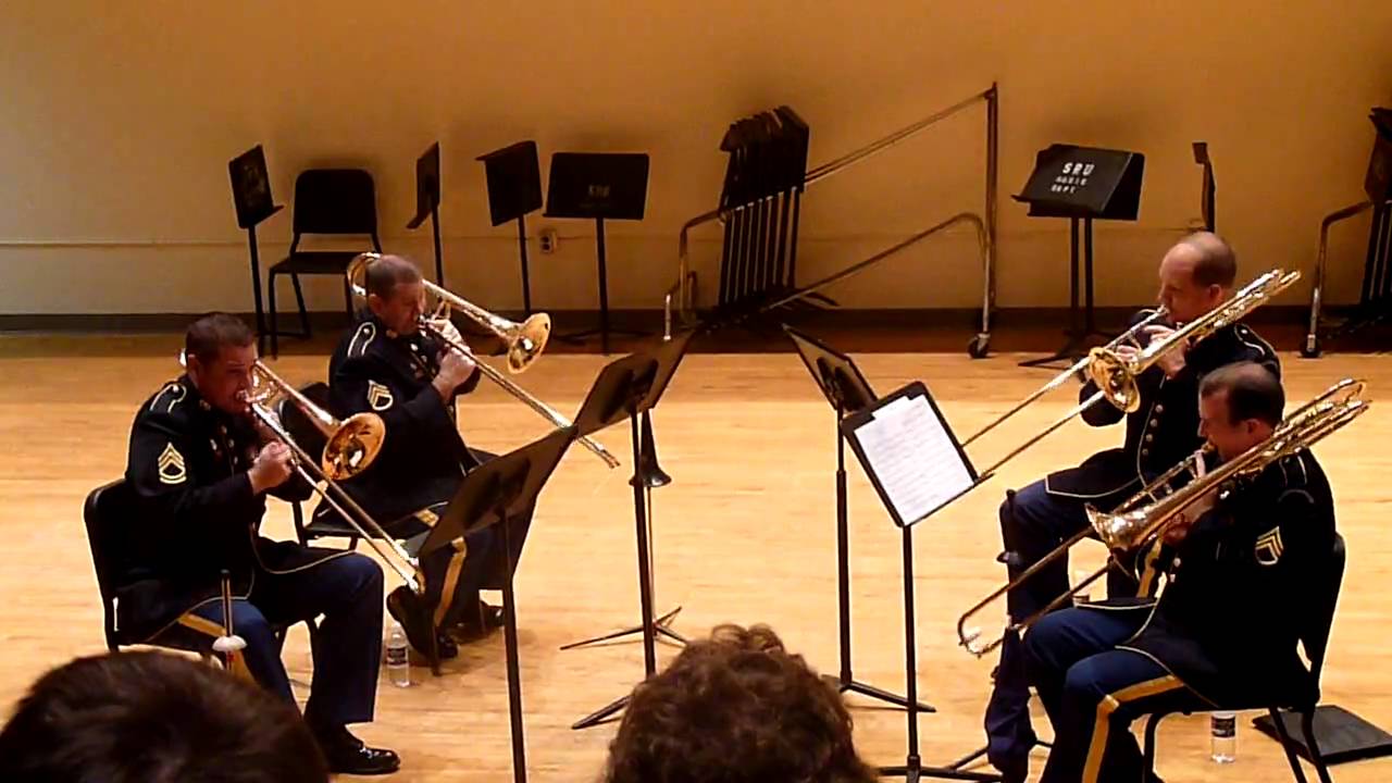 Army Field Band Trombone Quartet"Super Mario Brothers"SRU Trombone