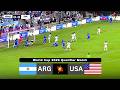 February 12, 2026 | ARGENTINA vs USA | World cup 2026 qualifier match | FIFA23 gameplay