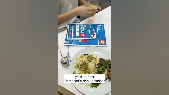 Yazılı Haftası Ramazan Ayına Denk Gelmiştir 😅