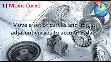 1.1 How to use move curve in NX-10  #sketches # Design