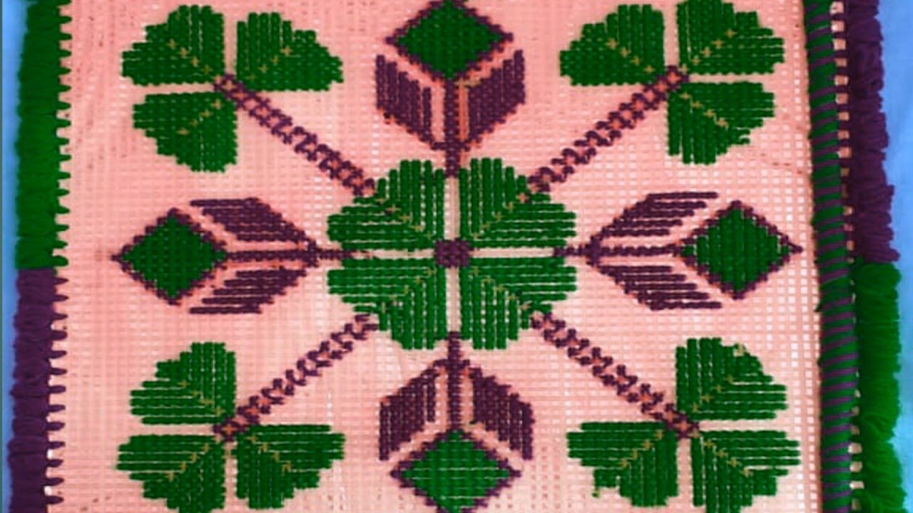 Dusuti chadar design ||cross stitch| chadar ka design|cross stitch|dosati chadar design|dusati