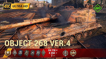 Object 268 v4 💥 6 Kills / 10k Damage 💥 WoT Replay #25
