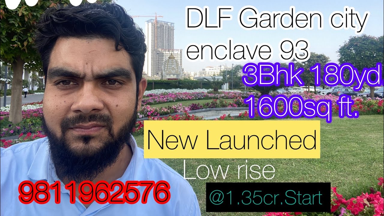 DLF Garden city || enclave 93 || 3bhk|| 180yd. 