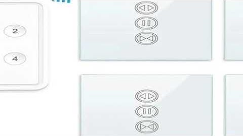 Tuya Smart Life Curtain Switch Remote Control 4 Channel Blinds Engine Roller Shutter RF+WIFI App Tim