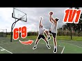 1v1 Rematch Against 6'9" Tanner Morgan!