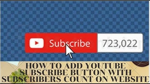 How to Add YouTube Subscribe Button with subscribers count WordPress | Easy Subscribe Button Widget