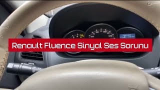 Renault Fluence Sinyal Ses Sorunu