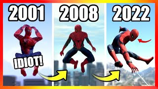 Evolution of SPIDER-MAN in GTA Games (2001-2022)