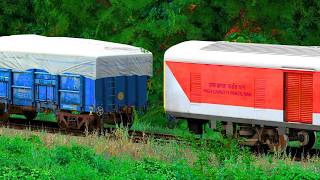 LHB PARCEL VAN COUPLING COAL WAGON TRAIN | BUMPY RAILROAD | Train Simulator | Railwork | NTG GAMING screenshot 2