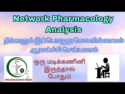 Network Pharmacology Analysis Explained in Tamil | நெட்வொர்க் பார்மகாலஜி எளிய விளக்கம்