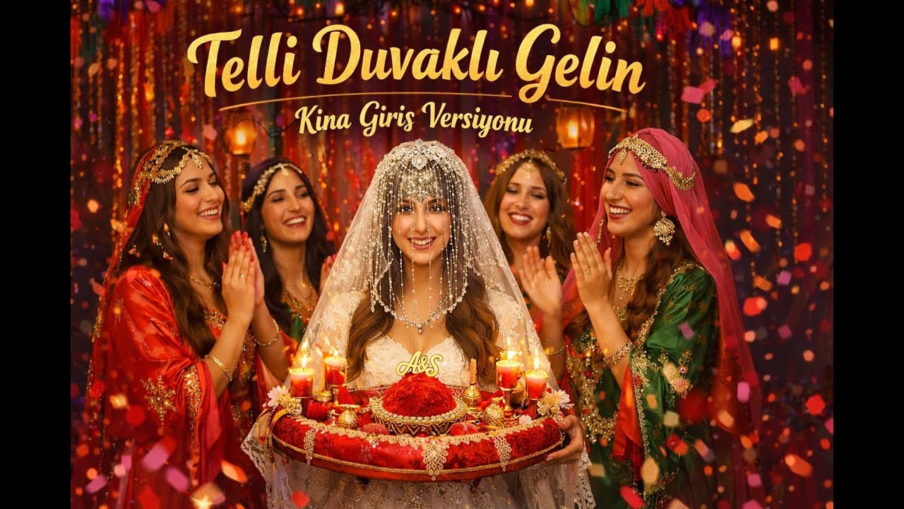 TELLİ DUVAKLI GELİN    ( KINA TEPSİSİ GİRİŞ)