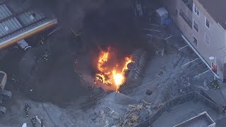 Gas Tank Catches Fire At San Francisco Mission District Gas Station