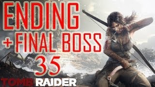 Tomb raider ending hd + final boss 2013 ps3 xbox walkthrough part 35