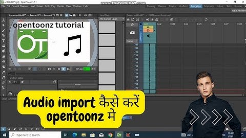 how to import audio in opentoonz, opentoonz animation tutorial
