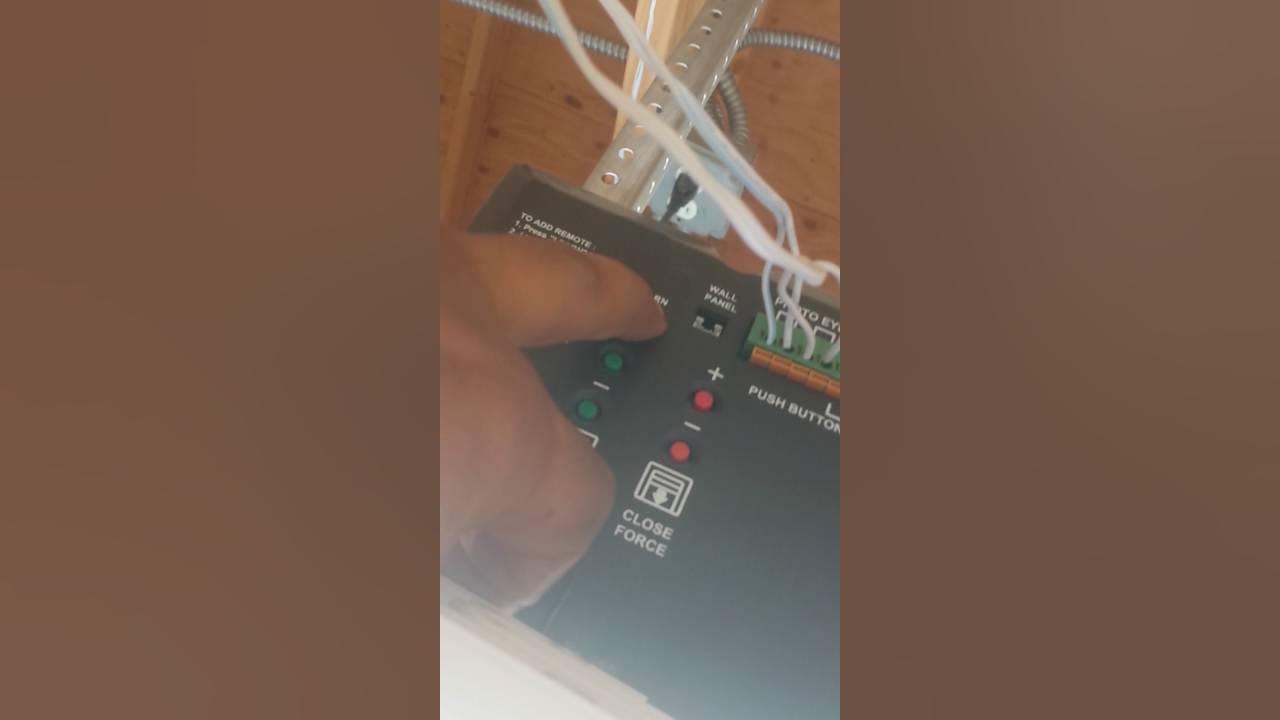 Guardian garage door opener keypad programming YouTube