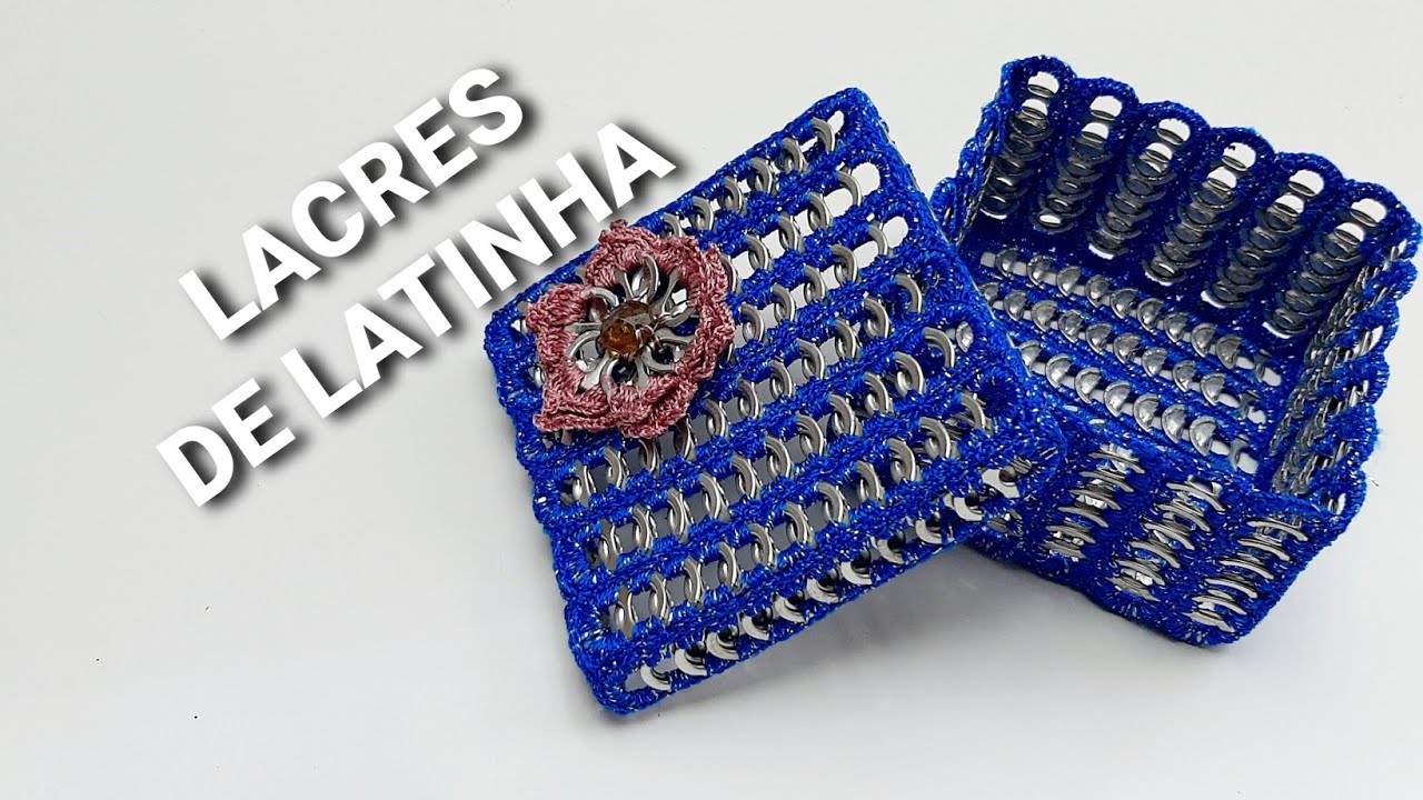 CAIXINHA com LACRES de LATINHA