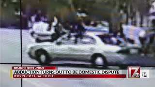 Fayetteville police say no abduction took place after receiving report from witness