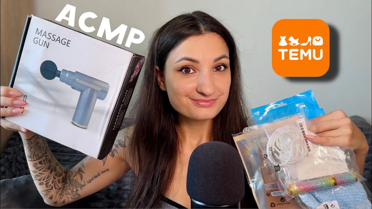 АСМР розпаковка з TEMU | Огляд товарів, шепіт, тапінг ⚜️ ASMR unpacking from TEMU, whisper tapping